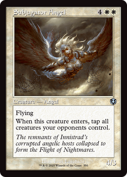 Subjugator Angel (Retro Frame) (INR-350) - Innistrad Remastered