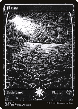 Plains (269) (VOW-269) - Innistrad: Crimson Vow: (Showcase) Foil