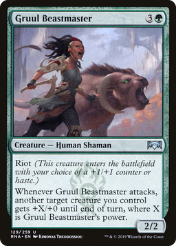 Gruul Beastmaster (RNA-129) - Ravnica Allegiance Foil