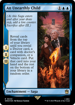 An Unearthly Child (Surge Foil) (WHO-640) - Doctor Who Foil