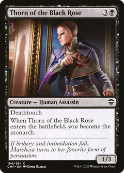 Thorn of the Black Rose (CMR-154) - Commander Legends Foil