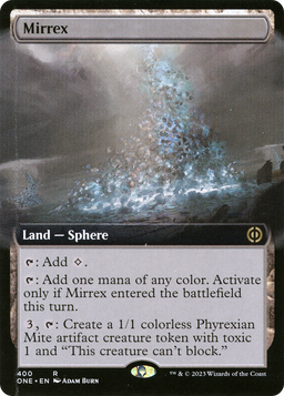 Mirrex (Extended Art) (ONE-400) - Phyrexia: All Will Be One: (Extended Art) Foil