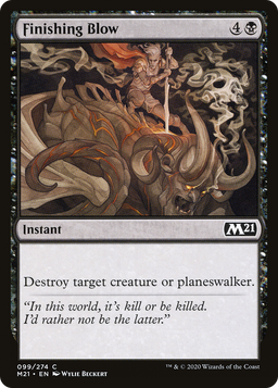 Finishing Blow (M21-099) - Core Set 2021 Foil