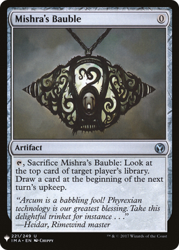 Mishra's Bauble (LIST-221) - The List