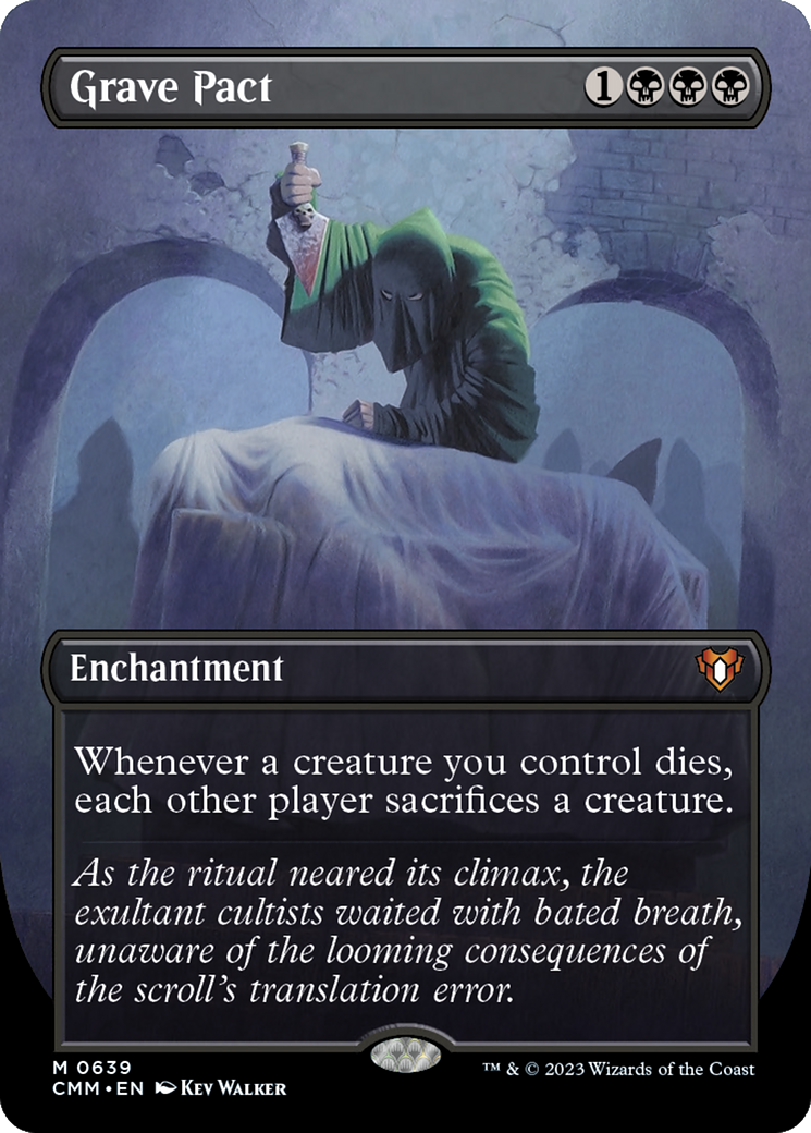 Grave Pact (Borderless) (CMM-639) - Commander Masters