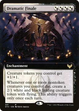 Dramatic Finale (Extended Art) (STX-341) - Strixhaven: School of Mages: (Extended Art)