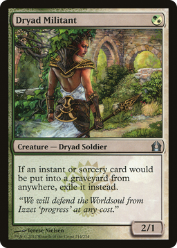 Dryad Militant (RTR-214) - Return to Ravnica Foil