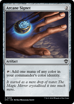 Arcane Signet (OTC-252) - Outlaws of Thunder Junction Commander