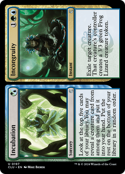 Incubation // Incongruity (CLU-197) - Ravnica: Clue Edition