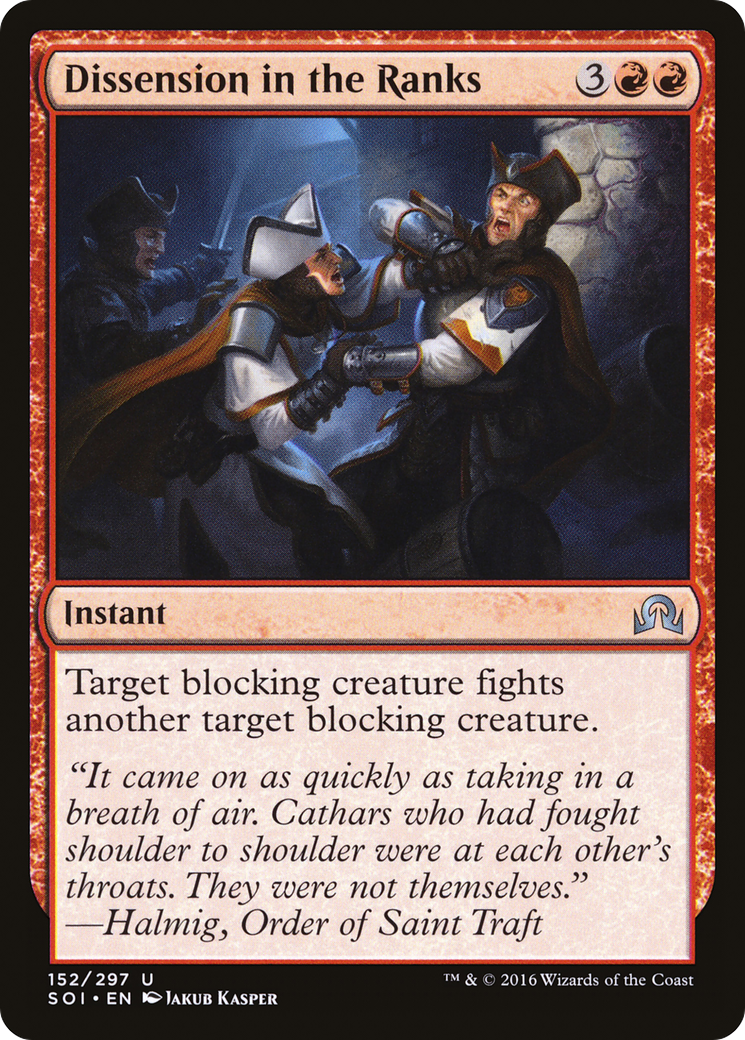 Dissension in the Ranks (SOI-152) - Shadows over Innistrad Foil