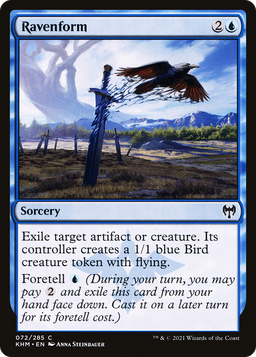 Ravenform (KHM-072) - Kaldheim Foil