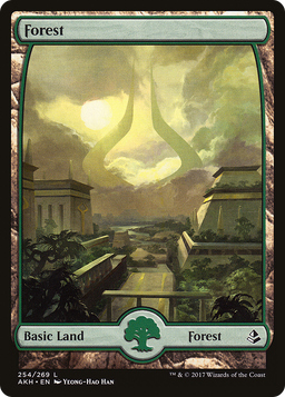 Forest (254) - Full Art (AKH-254) - Amonkhet Foil