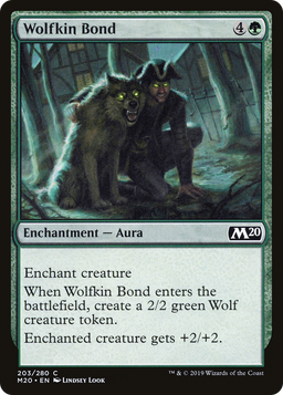 Wolfkin Bond (M20-203) - Core Set 2020 Foil