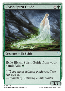 Elvish Spirit Guide (White Border) (MB2-068) - Mystery Booster 2