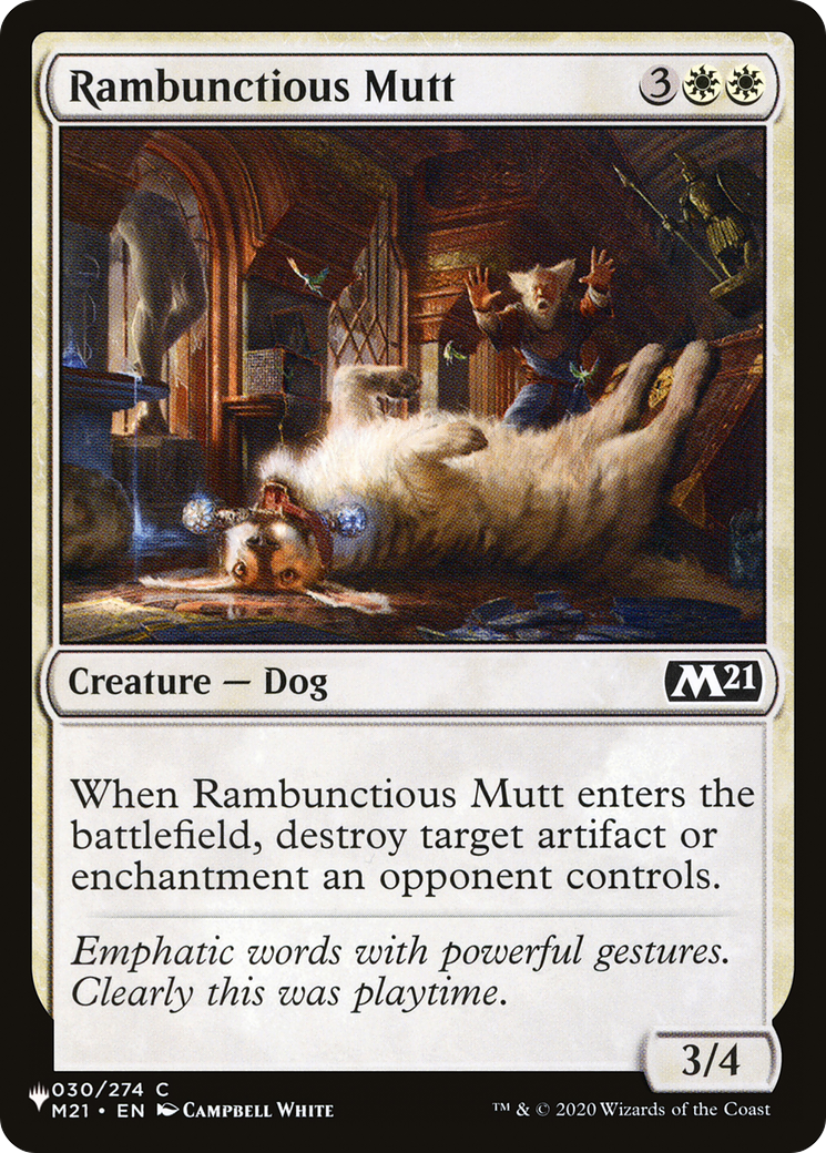 Rambunctious Mutt (LIST-030/274) - The List