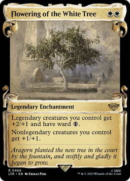 Flowering of the White Tree (Showcase Scrolls) (LTR-466) - The Lord of the Rings: Tales of Middle-earth: (Showcase)