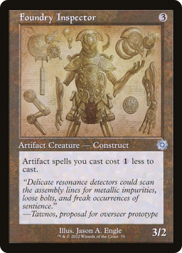 Foundry Inspector (Schematic) (BRR-079) - The Brothers' War Retro Artifacts