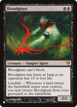 Bloodghast (LIST-83/249) - The List