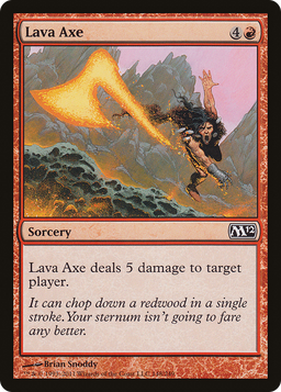 Lava Axe (M12-148) - Magic 2012 Foil