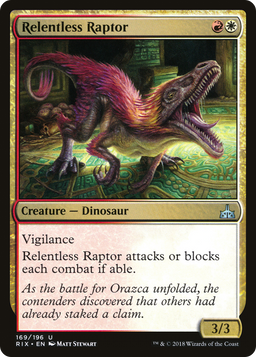 Relentless Raptor (RIX-169) - Rivals of Ixalan