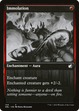 Immolation (DBL-144) - Innistrad: Double Feature Foil