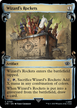Wizard's Rockets (Showcase Scrolls) (LTR-703) - The Lord of the Rings: Tales of Middle-earth: (Showcase)