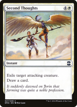 Second Thoughts (EMA-027) - Eternal Masters Foil