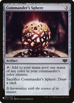Commander's Sphere (LIST-C14-54) - The List
