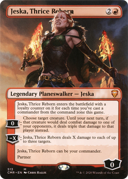 Jeska, Thrice Reborn (Borderless) (CMR-513) - Commander Legends Foil