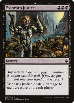 Evincar's Justice (CMA-058) - Commander Anthology
