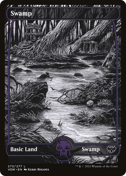 Swamp (273) (VOW-273) - Innistrad: Crimson Vow: (Showcase)