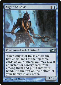 Augur of Bolas (M13-043) - Magic 2013 Foil
