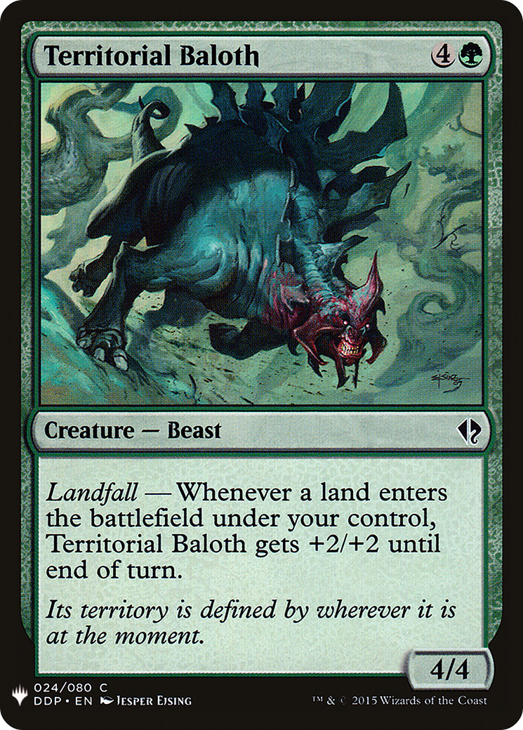 Territorial Baloth (LIST-024) - The List