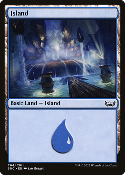 Island (264) (SNC-264) - Streets of New Capenna Foil
