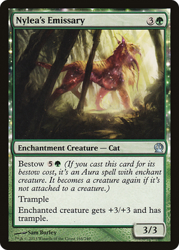 Nylea's Emissary (THS-168) - Theros: (enchantment) Foil