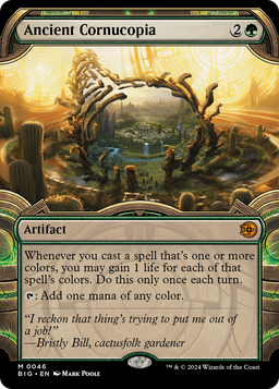 Ancient Cornucopia (Showcase) (BIG-046) - The Big Score: (Showcase)