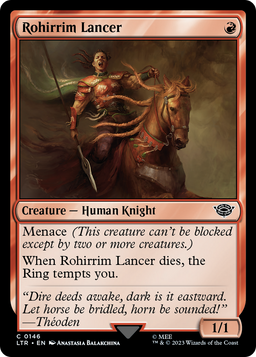 Rohirrim Lancer (LTR-146) - The Lord of the Rings: Tales of Middle-earth Foil
