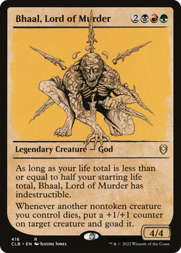 Bhaal, Lord of Murder (Showcase) (CLB-416) - Commander Legends: Battle for Baldur's Gate: (Showcase)