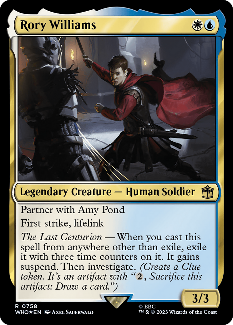 Rory Williams (Surge Foil) (WHO-758) - Doctor Who Foil