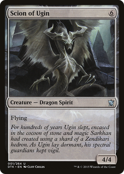 Scion of Ugin (DTK-001) - Dragons of Tarkir