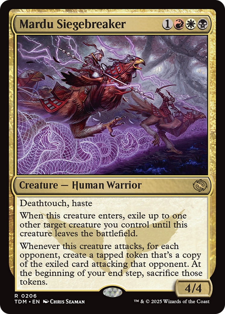Mardu Siegebreaker (TDM-206) - Tarkir: Dragonstorm Foil