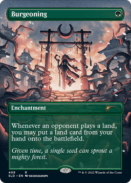 Burgeoning (Borderless) (SLD-408) - Secret Lair Drop