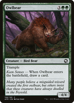 Owlbear (AFR-198) - Adventures in the Forgotten Realms