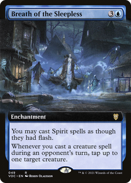 Breath of the Sleepless (Extended Art) (VOC-049) - Crimson Vow Commander: (Extended Art)