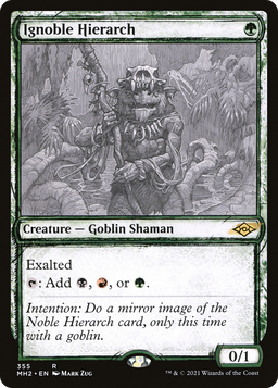 Ignoble Hierarch (Showcase) (MH2-355) - Modern Horizons 2: (Showcase)