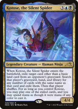Kotose, the Silent Spider (NEO-228) - Kamigawa: Neon Dynasty