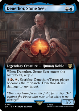 Denethor, Stone Seer (Extended Art) (LTC-103) - Tales of Middle-earth Commander: (Extended Art)
