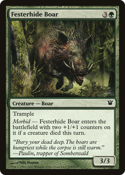 Festerhide Boar (ISD-179) - Innistrad Foil