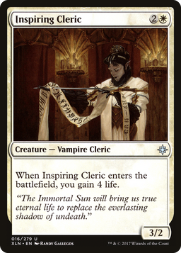 Inspiring Cleric (XLN-016) - Ixalan Foil