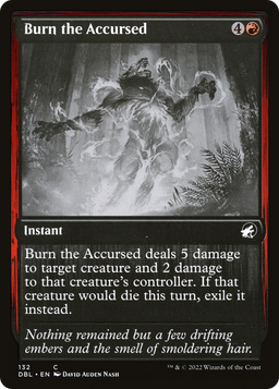 Burn the Accursed (DBL-132) - Innistrad: Double Feature